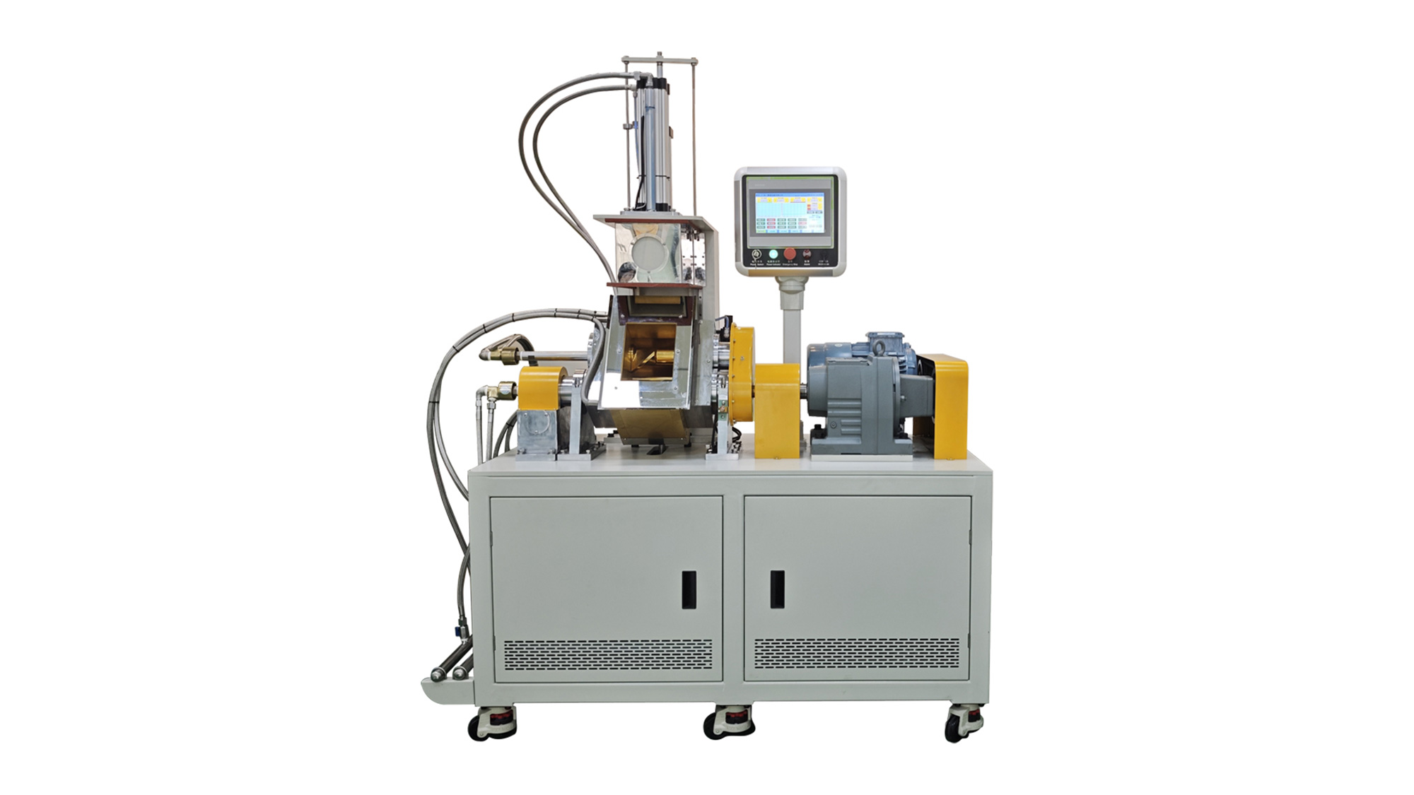 Titanium Alloy Laboratory Internal Mixer: Customizable volume (0.5L–10L) and functional configurations.