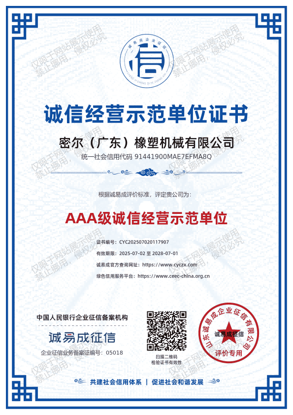 Certificate of Model Integrity Enterprise